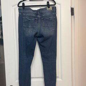 BKE Women's Dark Blue Skinny Jeans